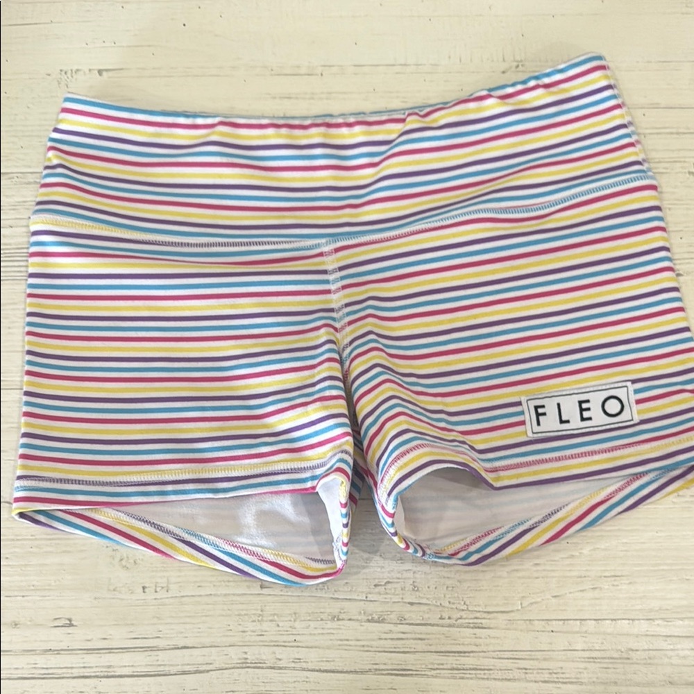 Fleo Multicolor Striped Active Shorts